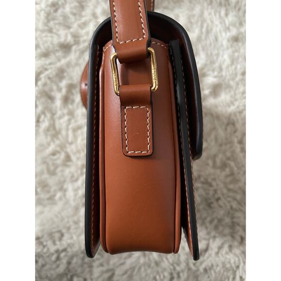 CELINE Teen Triomphe Bag in Triomphe Canvas and Calfskin - Picture 6 of 15